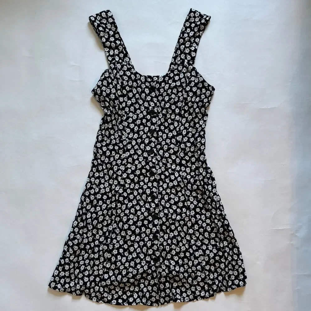 Vintage Moda Int'l 90s Skater Dress Sweetheart Cottage Fairy USA International